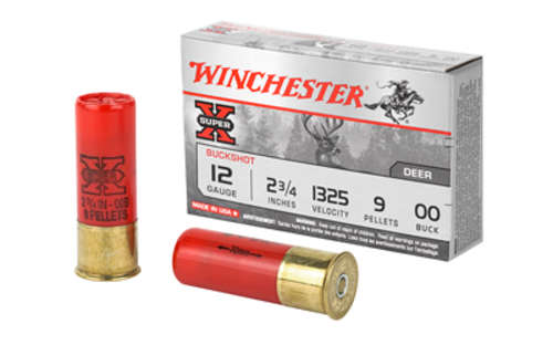 Ammunition Winchester Ammunition Super X 12Gauge WIN SUPERX 12GA 2.75 00BK 9PEL 5/250